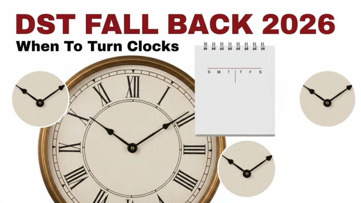 Daylight Saving Time 2026 – Here’s When Your Clocks Fall Back This Year