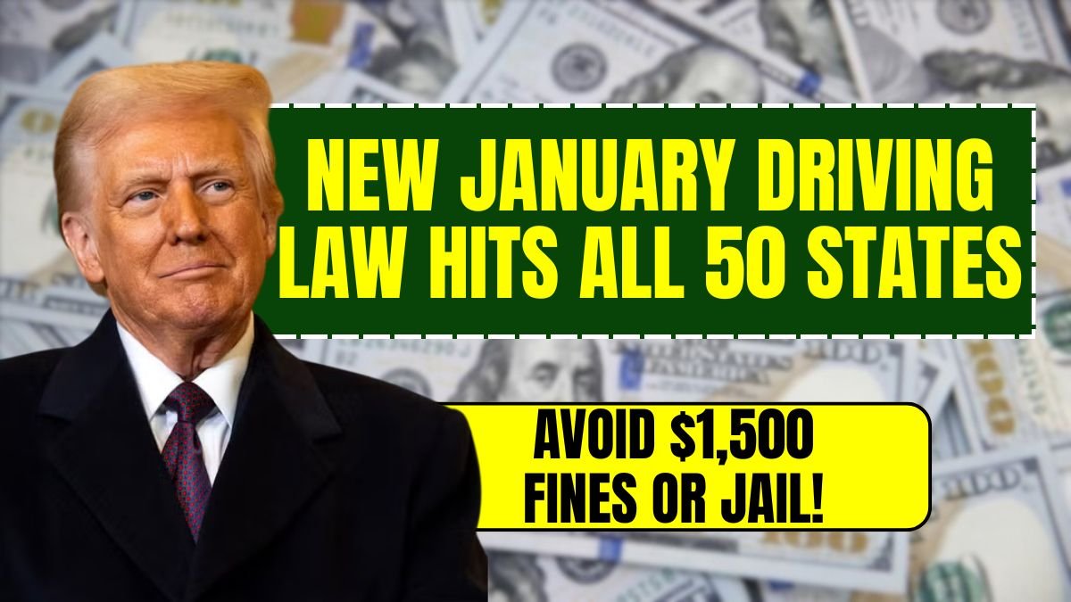 New January Driving Law Hits All 50 States – Avoid $1,500 Fines or Jail!